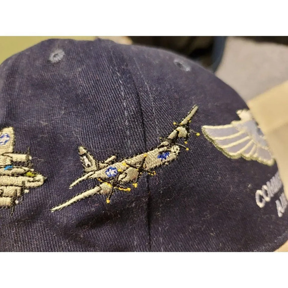 Ghost Squadron Commemorative Air Force Bomber Command Adjust Cap Hat Embroidered - Picture 5 of 8